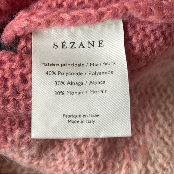 SEZANE multi color sweater size small - Picture 5 of 8